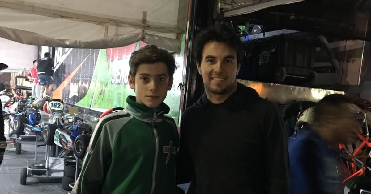 La foto inédita de Franco Colapinto a los 12 años junto a un piloto de F1 que volverá a ver en 2026: “Qué viejo estoy”