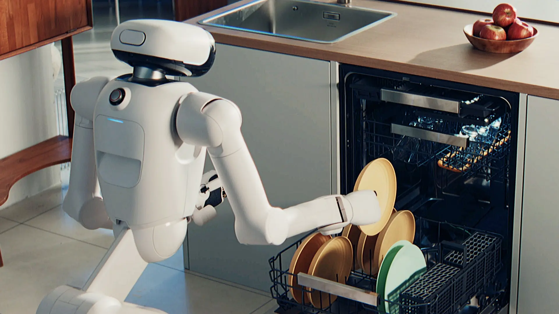 Este es CLOiD, el robot de LG que te hace la colada y te prepara el desayuno