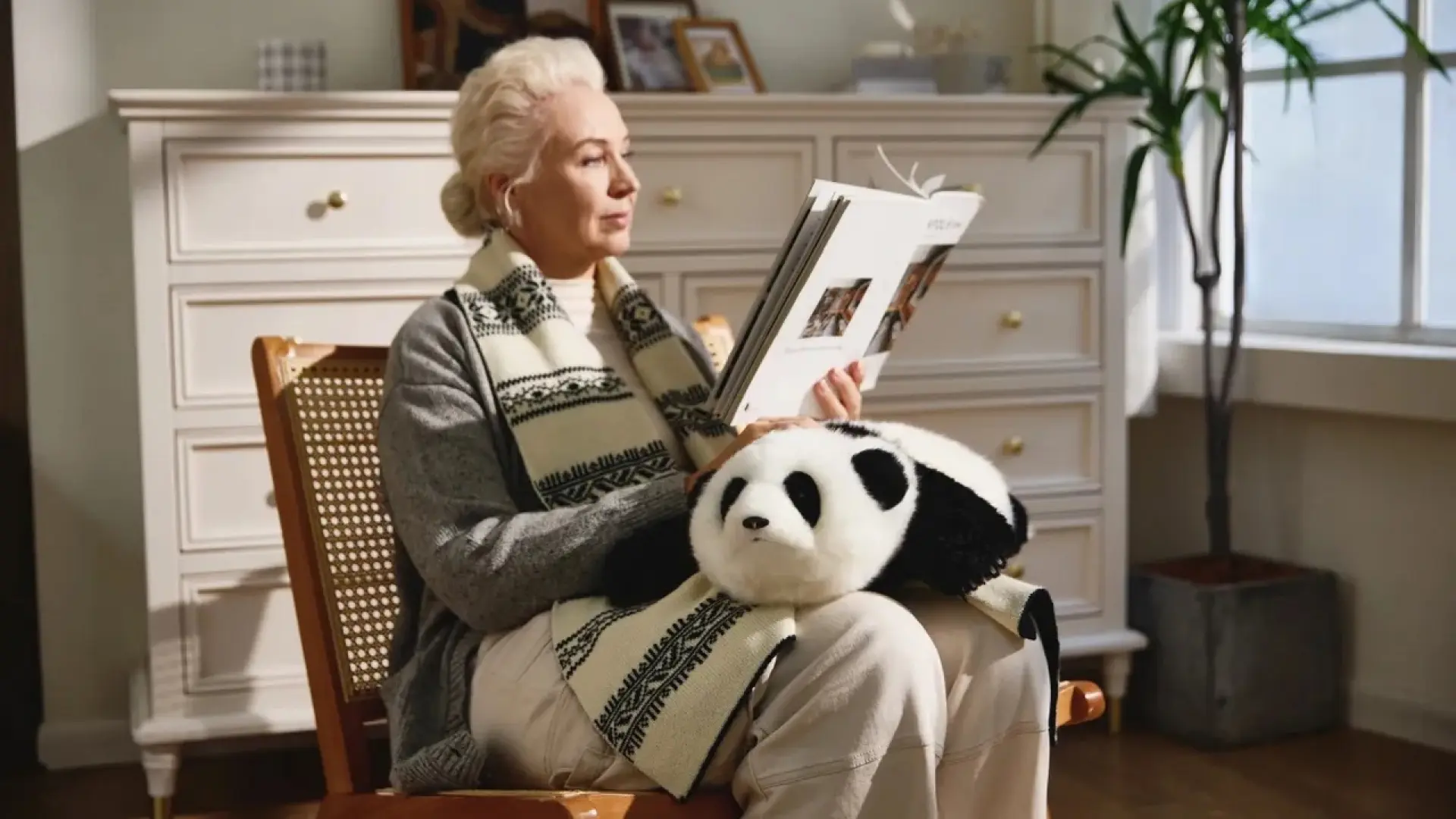 Este oso panda robot está pensado para cuidar a las personas mayores