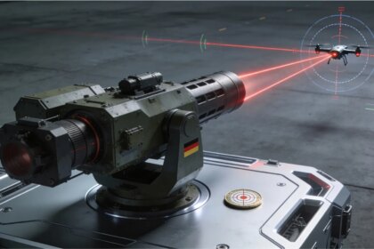 Alemania crea el arma antidrones definitiva: es capaz de impactar en una moneda desde kilómetros de distancia