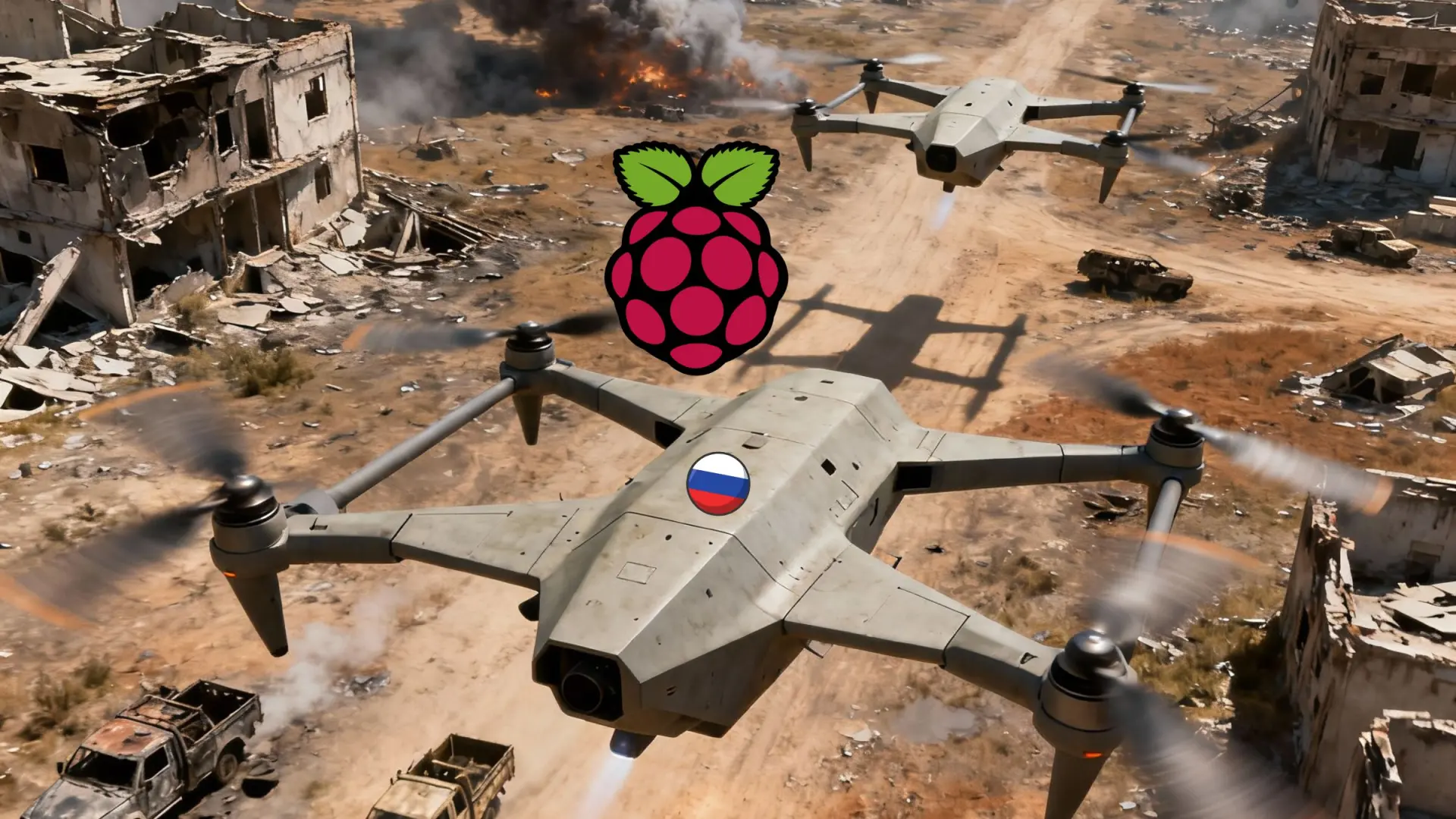 Rusia utiliza por primera vez su nuevo dron kamikaze "Raspberry Pi" en la guerra de Ucrania