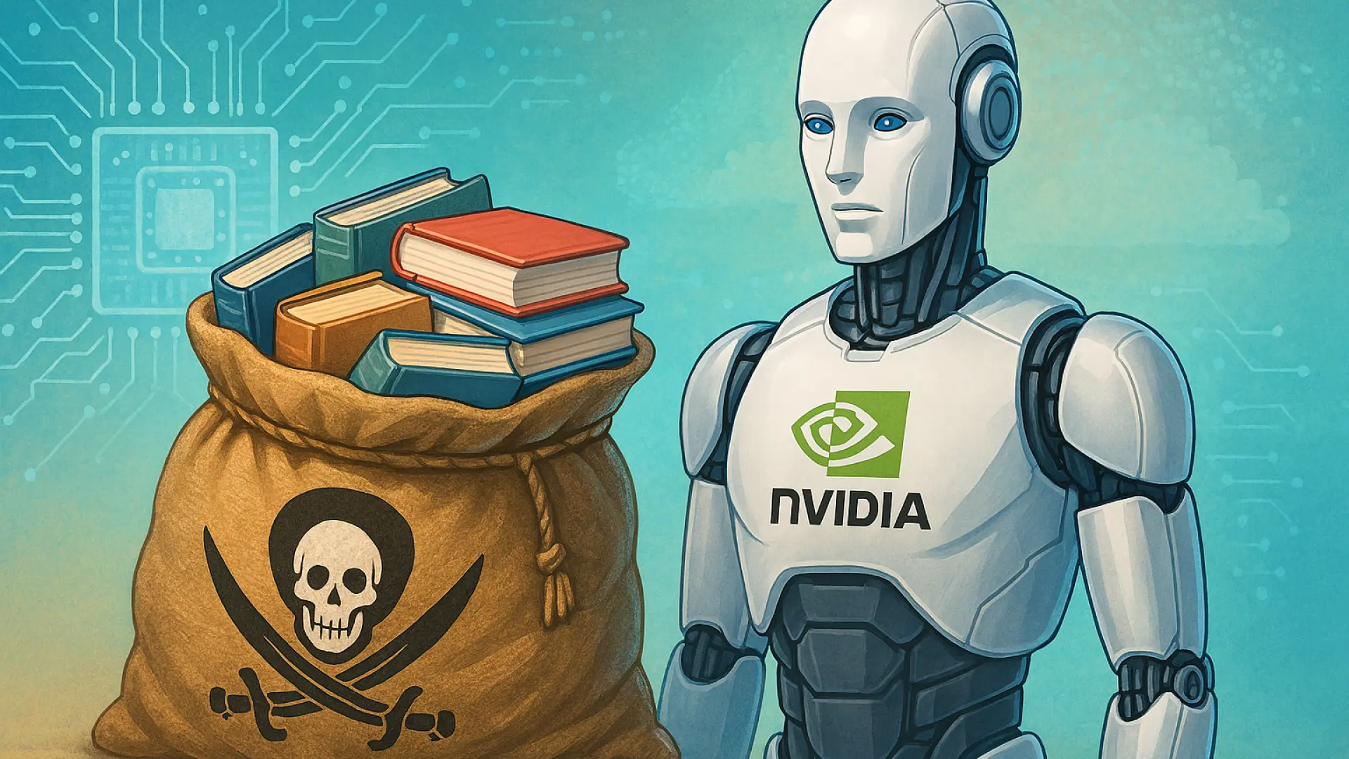 Acusan a Nvidia de piratear millones de libros para entrenar a su inteligencia artificial