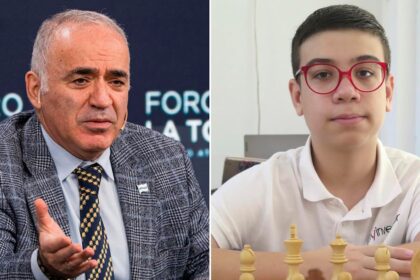 “Chessi”, el apodo que el ex campeón mundial de ajedrez Garry Kasparov le puso a Faustino Oro tras una magnífica actuación en Países Bajos