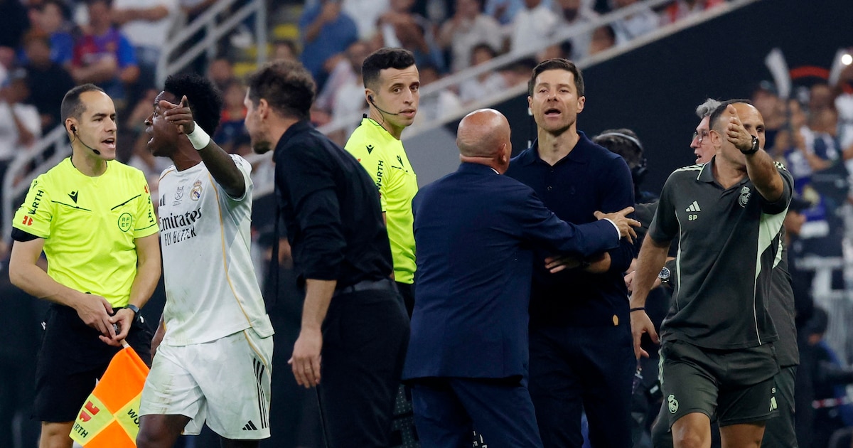 Lo que no se vio de la tensa discusión entre Simeone y Vinícius: la áspera intervención de Xabi Alonso