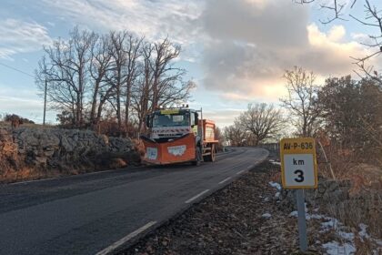 Las heladas previstas centran los trabajos del operativo invernal de la Diputación de Ávila