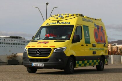 Atendida una mujer por una crisis de ansiedad a causa de un incendio en una vivienda en la plaza Niña de Huelva
