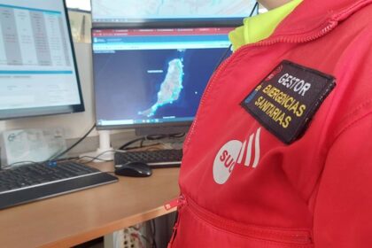 Herido un motorista tras salirse de la vía y caer por un barranco en Pájara (Fuerteventura)