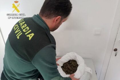 Detenido por transportar sin carnet casi un kilo de cogollos de marihuana en La Campana (Sevilla)