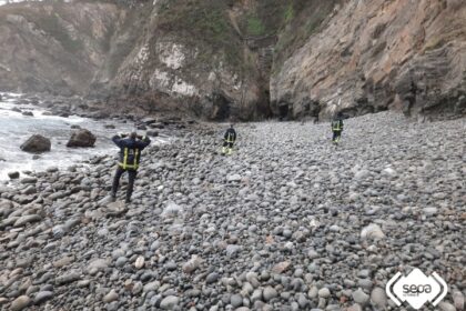 Se cumplen nueve días de la búsqueda del pescador desaparecido en Coaña sin resultados