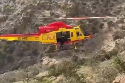 Rescatan a un escalador tras caer desde una altura de 10 metros en Callosa de Segura
