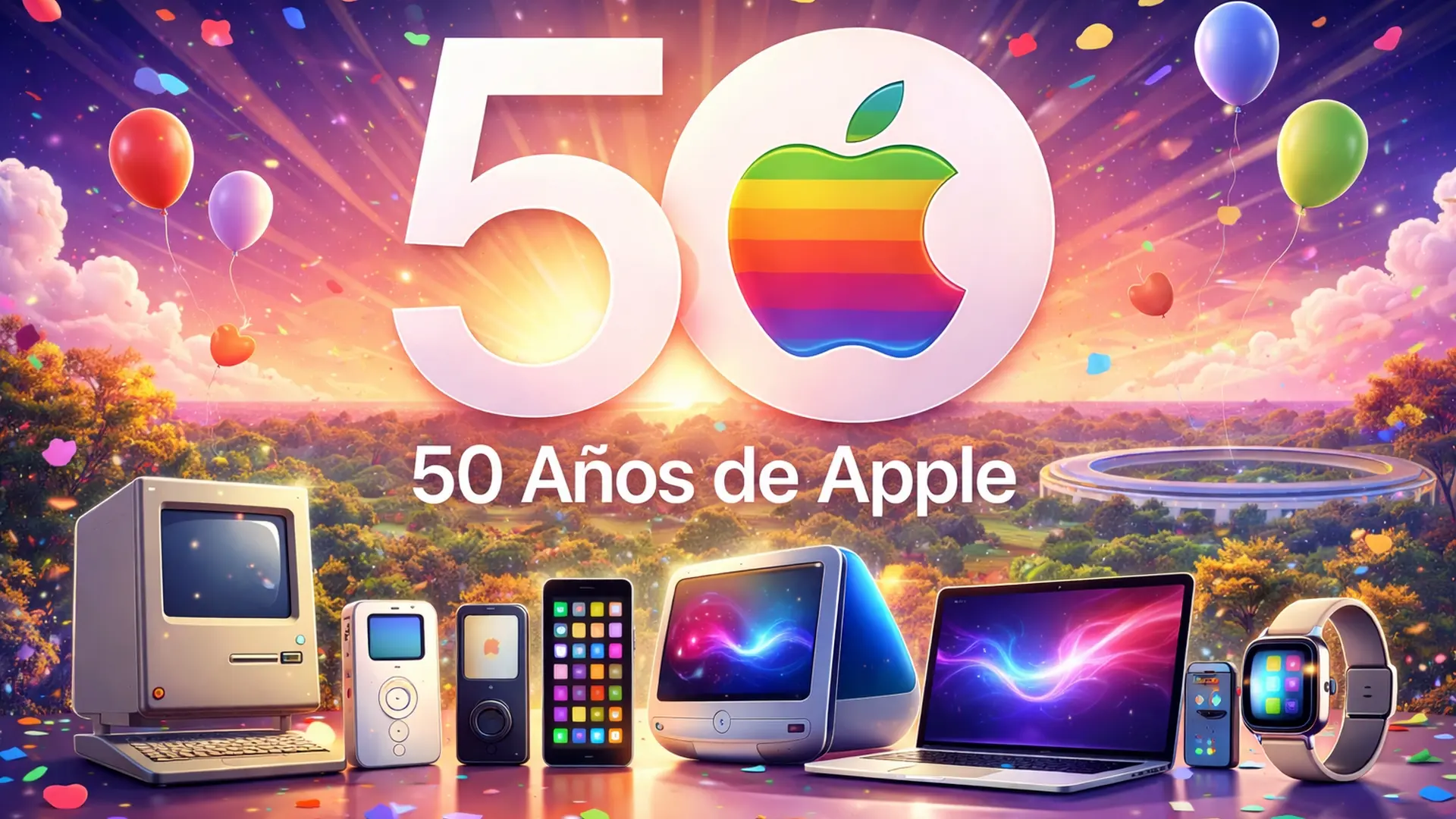 Tim Cook da pistas sobre cómo celebrarán el 50 Aniversario de Apple
