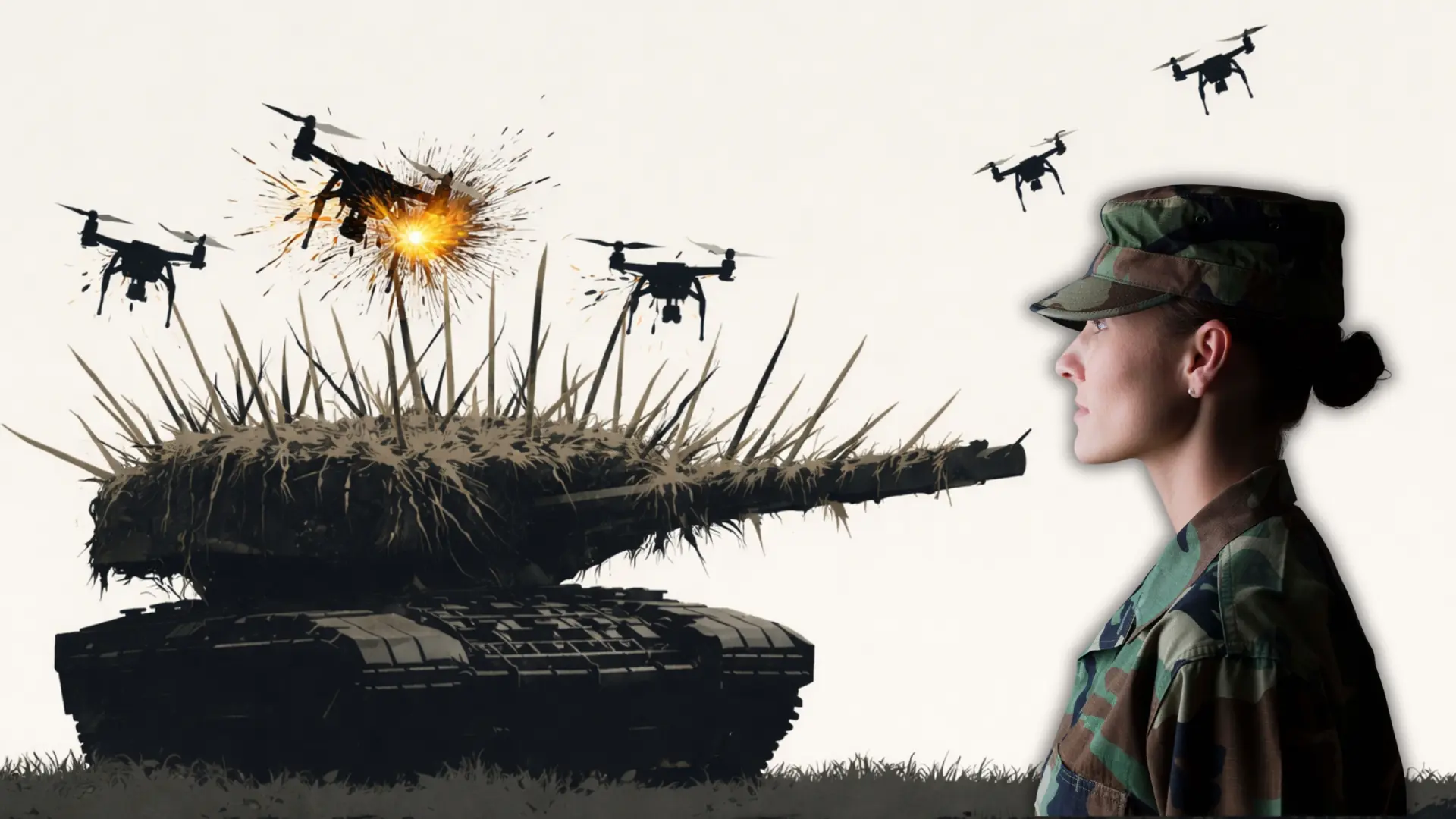 Los "tanques erizo" consiguen neutralizar la eficacia de los drones cambiando las reglas de la guerra