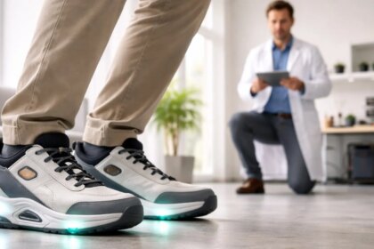 Crean un zapato futurista que puede evitar que las personas mayores se caigan