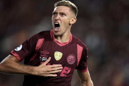 Lanús venció 1-0 a Flamengo por el duelo de ida de la Recopa Sudamericana