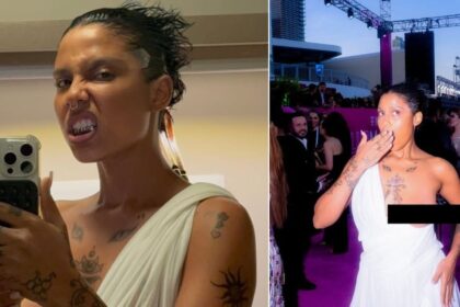 El revelador look de Tokischa en Premio Lo Nuestro y un mensaje sin filtros: “No me voy a operar los senos”