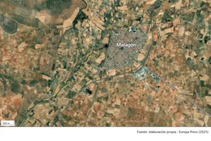 Rescatada en Malagón una mujer cuyo vehículo había sido arrastrado por la crecida del arroyo Laguna