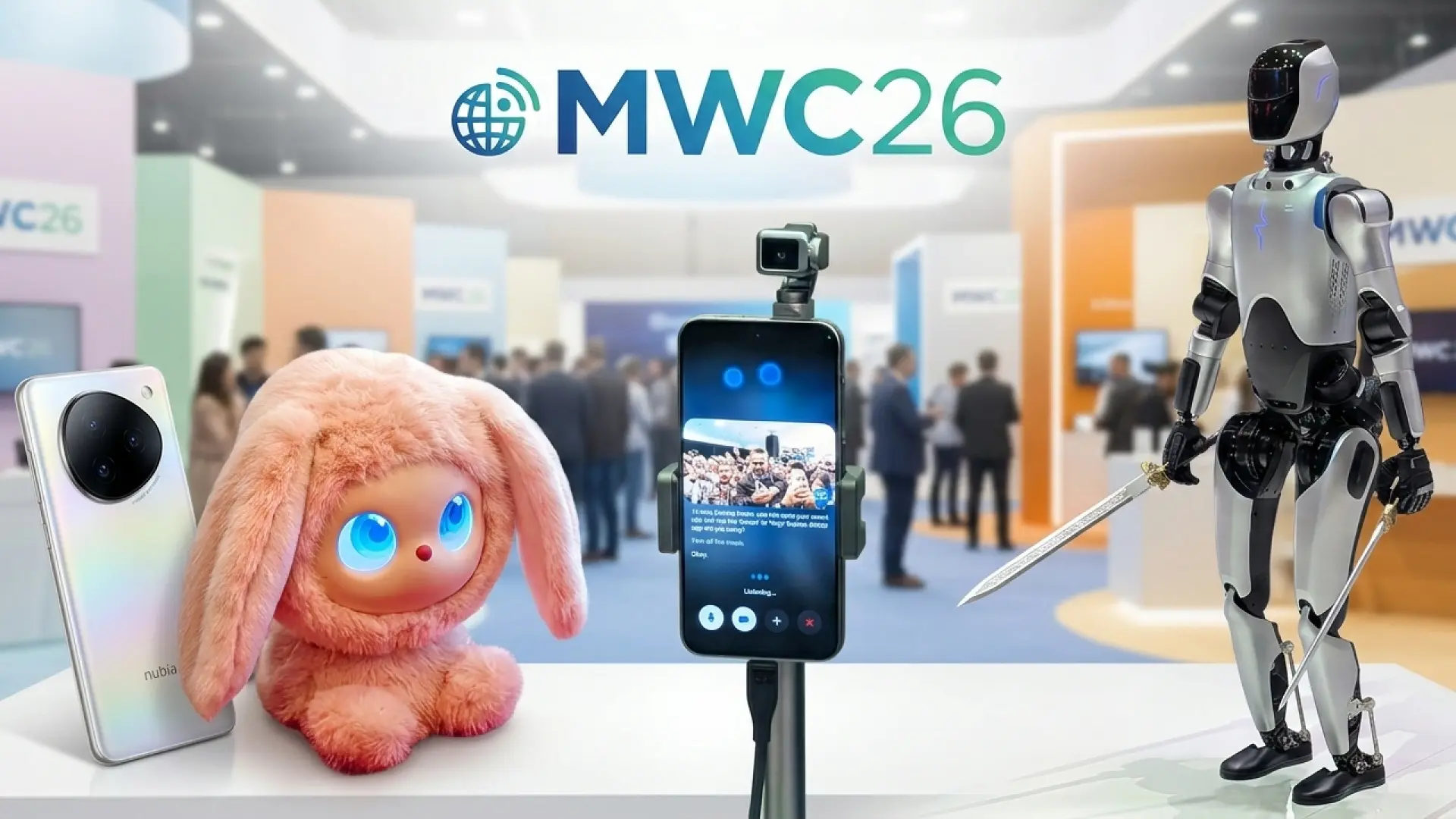 Innovaciones del MWC 2026 que aún no verás en España: los robots humanoides y los dispositivos con IA evidencian la gran brecha con China