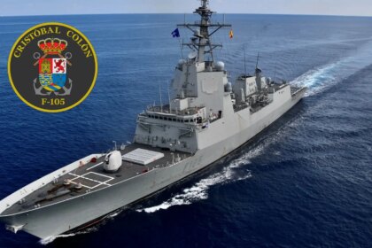 Así es la fragata Cristóbal Colón, la joya de la corona de la Armada Española que defenderá a Chipre de los ataque de Irán