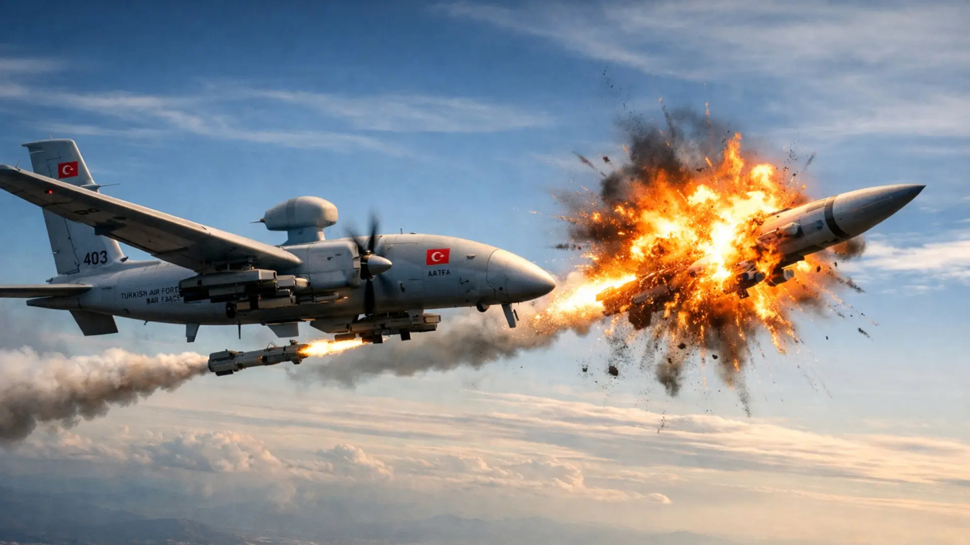 Turquía hace historia: uno de sus drones derriba un objetivo supersónico en movimiento