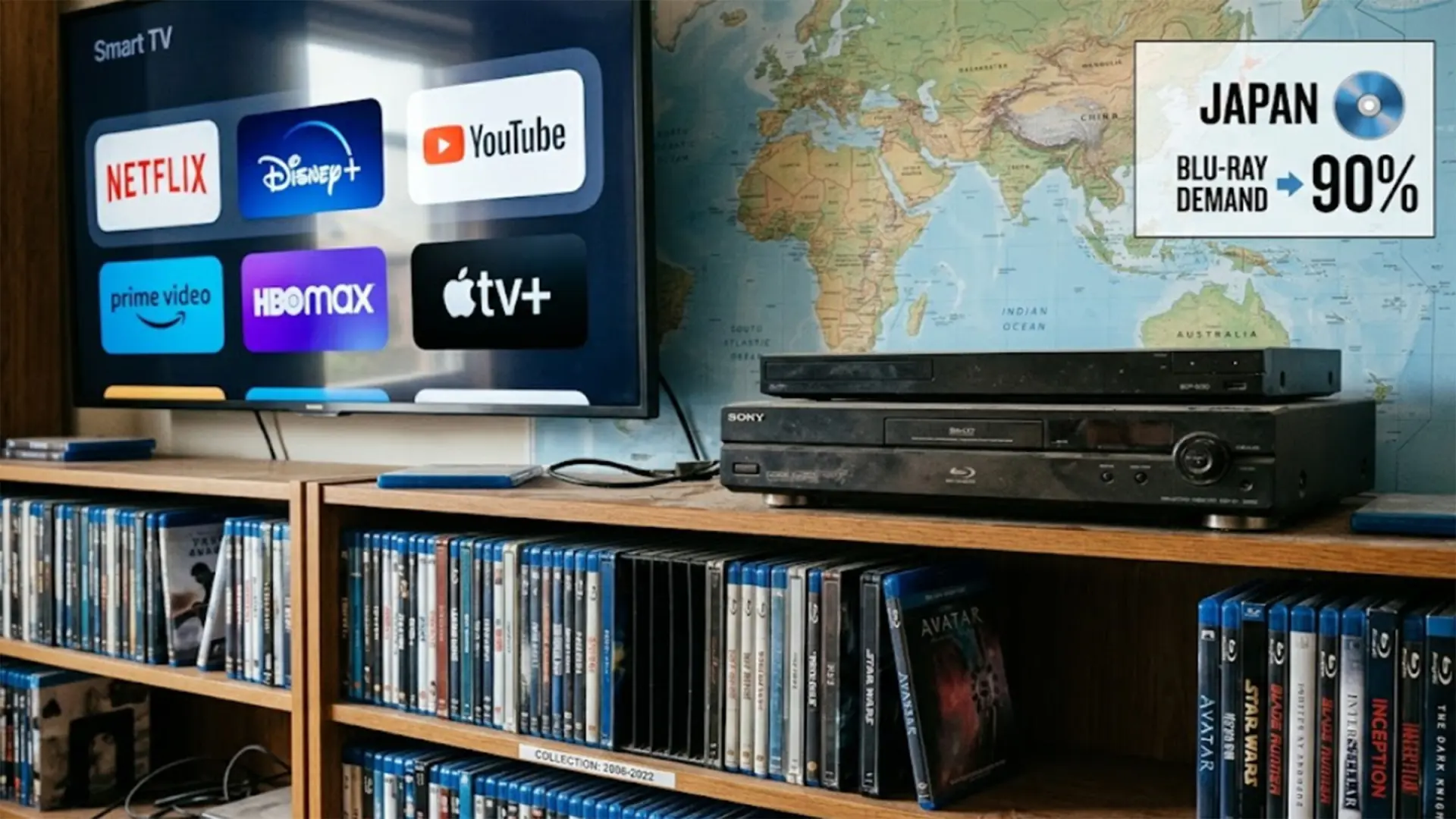 Es oficial, el Blu-ray ha muerto: un solo país representa el 90% de la demanda mundial de discos