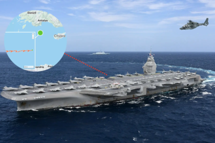Descubren localización exacta del portaaviones francés Charles de Gaulle gracias a la app de deportes Strava