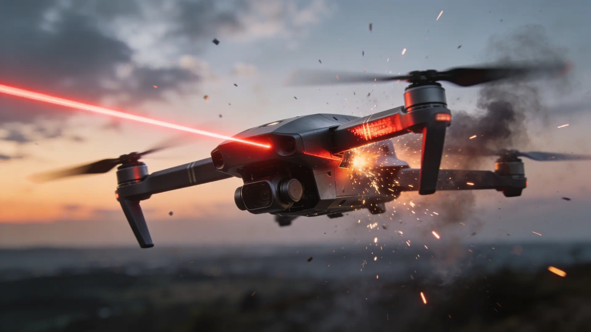 China siembra el pánico con sus nuevos sistemas láser antidrones capaces de destruir drones de corto alcance en segundos