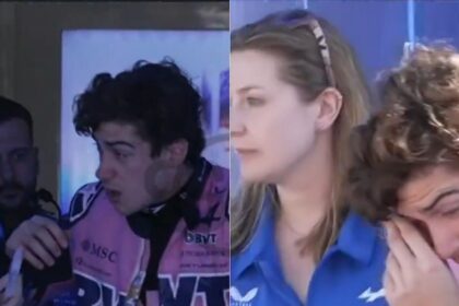 La imagen de Franco Colapinto tras las prácticas de Fórmula 1 que generó preocupación: “Tuve un pequeño problema en el ojo”