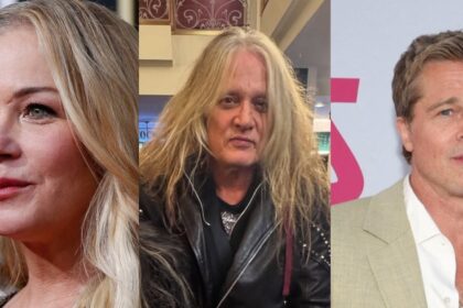 Sebastian Bach habló por primera vez sobre el episodio en que Christina Applegate  dejó a Brad Pitt por él