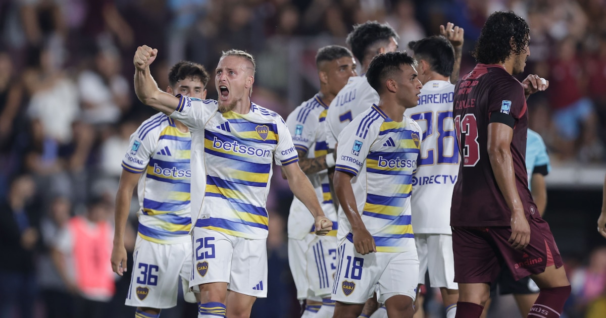 Boca Juniors goleó 3-0 a Lanús y volvió a la victoria tras cuatro partidos en el Torneo Apertura
15 pases, asistencia de Paredes con el revés del pie y definición exquisita de Merentiel: el golazo de Boca Juniors ante Lanús