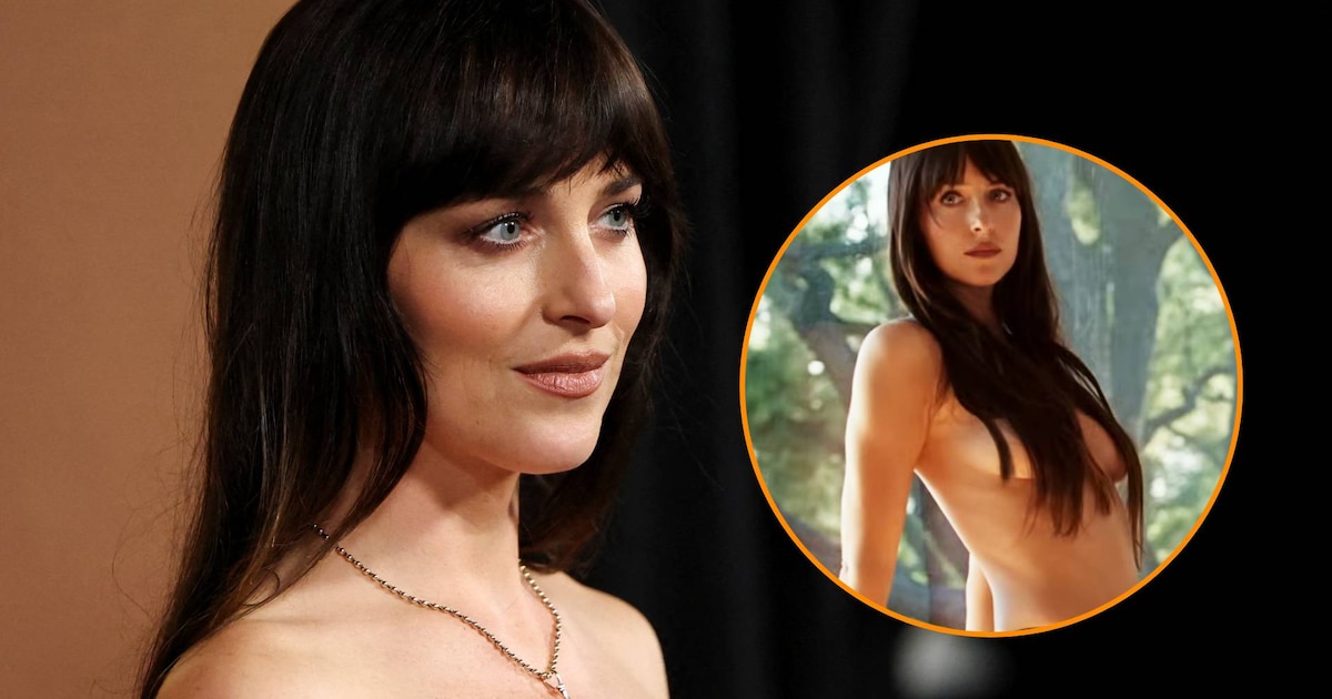 Dakota Johnson posó casi al desnudo en nueva campaña de ropa interior