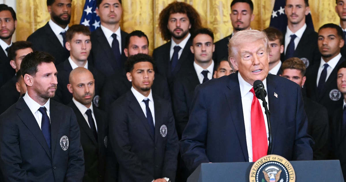 Messi, en la Casa Blanca con Trump: el homenaje al Inter Miami por el título en la MLS