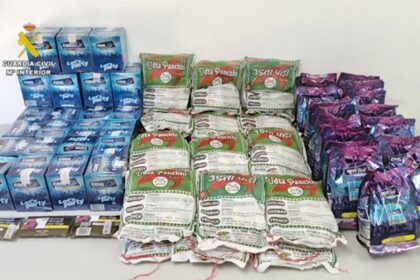 Guardia Civil interviene casi un millar de bolsitas de tabaco de masticar indio, altamente adictivo