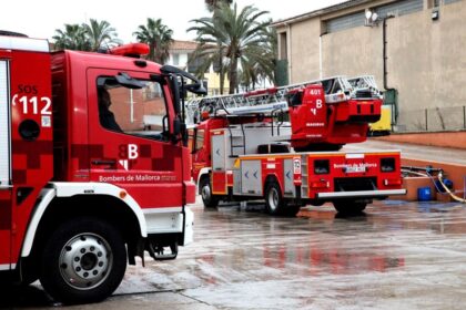 Sofocado un incendio en un taller de soldadura en Palma