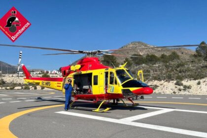 Bomberos rescatan a una senderista que se había caído en Alfàs del Pi