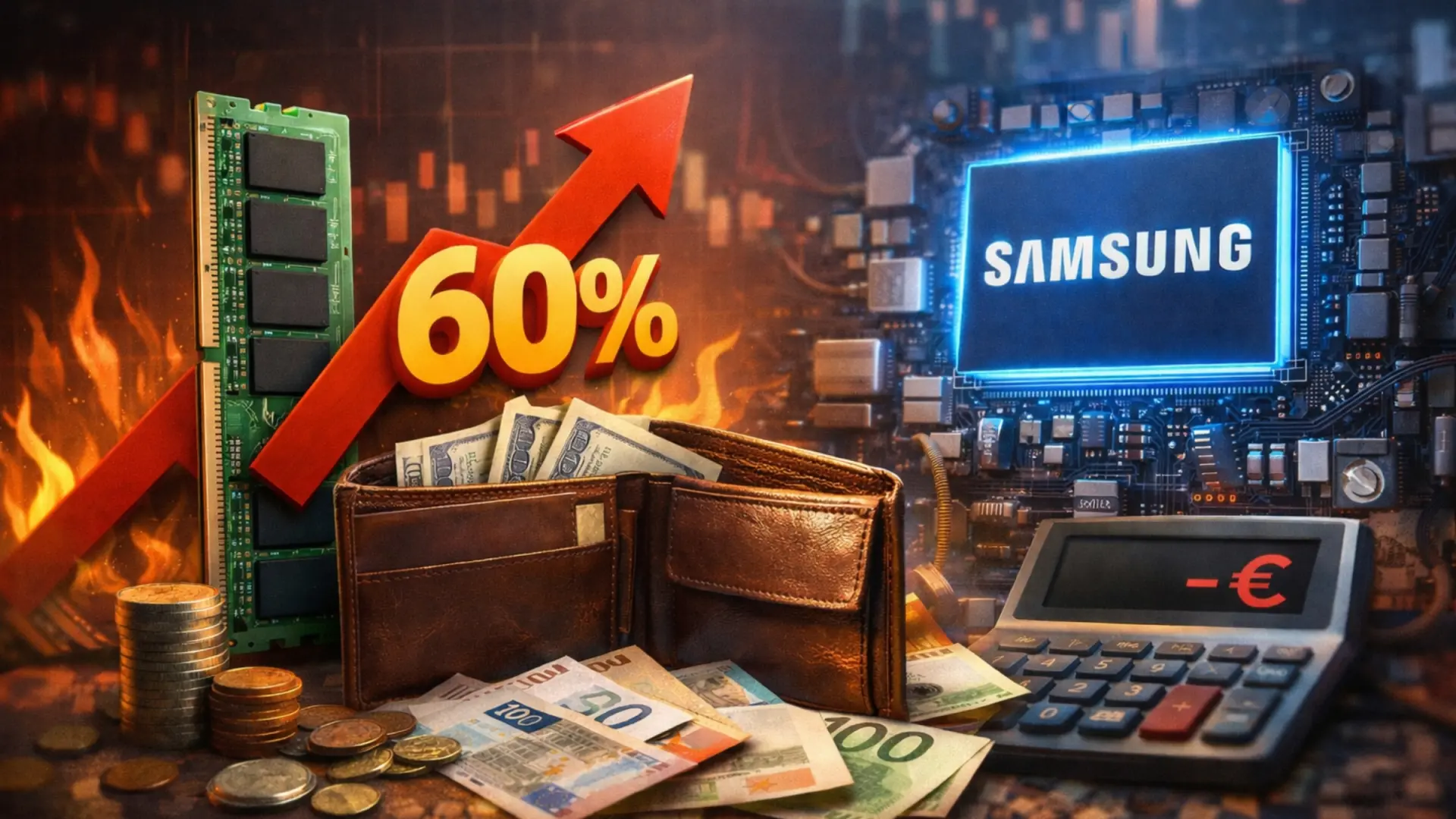 Subidas de hasta un 60% en la DRAM: prepara el bolsillo porque Samsung encarece la memoria para todos