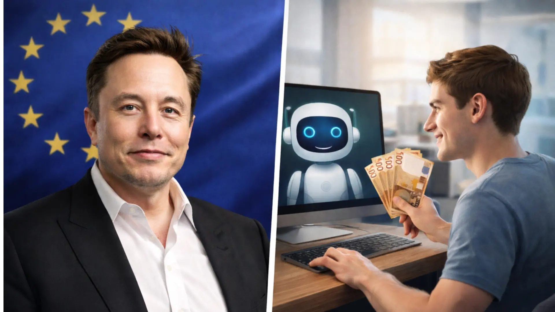 Elon Musk está contratando personal en Europa: 260 euros al día por probar inteligencia artificial