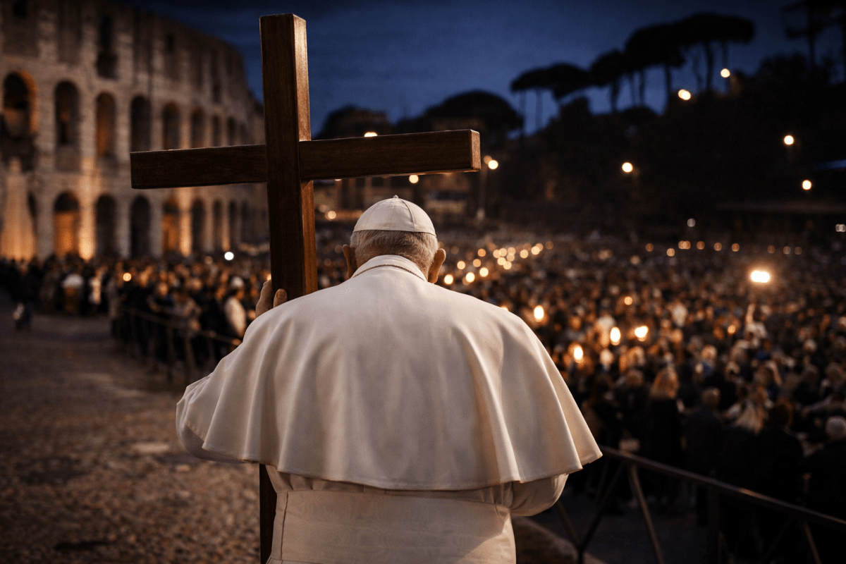 Por qué el Papa carga la cruz hoy: significado del Viernes Santo y qué hacer como cristiano