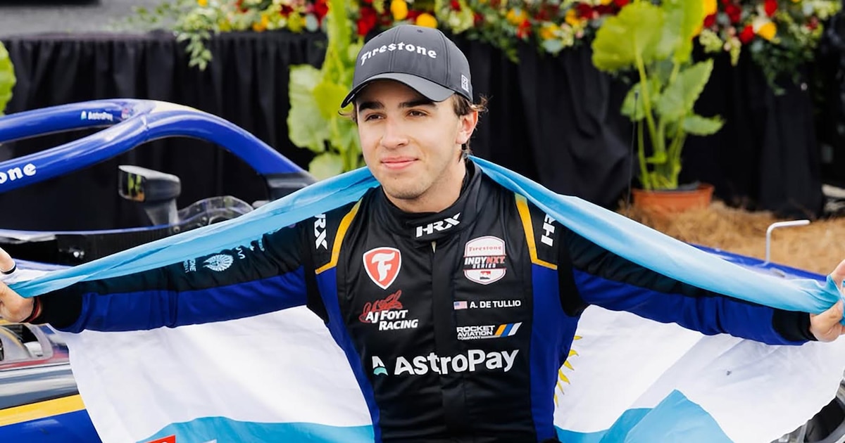 Nació en Miami, corre con bandera argentina, ama el mate y ya demostró ser ganador: “Mi sueño es ser campeón de la IndyCar”