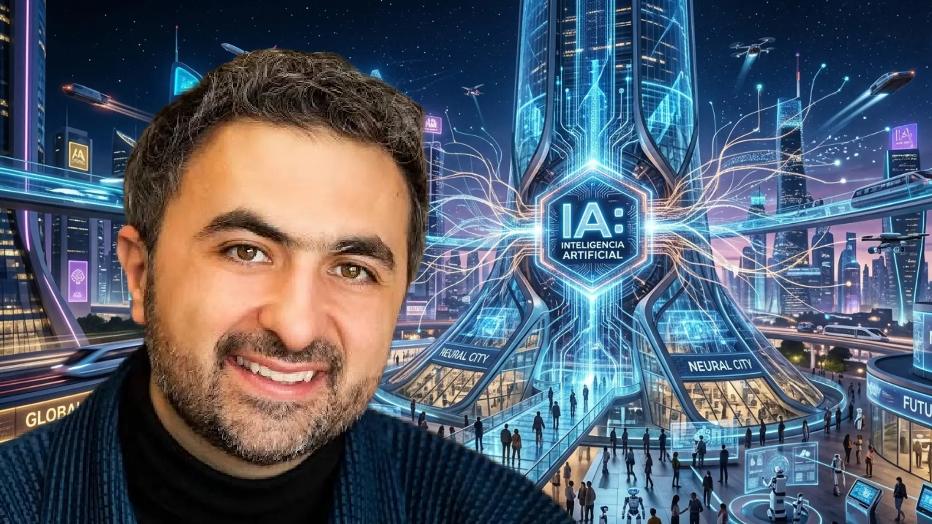 Mustafa Suleyman reflexiona sobre la IA en una imagen de 'The Future of Artificial Intelligence'