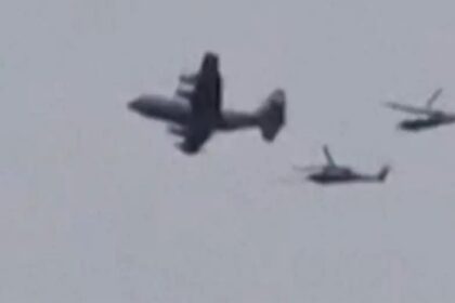 Imagen de un dron MQ-9 derribado por la Guardia Revolucionaria Islámica de Irán