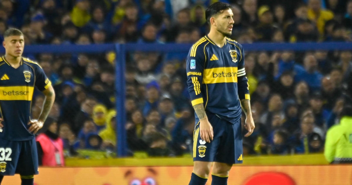 Jugadores de Boca desilusionados en La Bombonera
