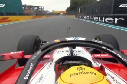 El polémico gesto de Hamilton a Colapinto tras el toque que protagonizaron en el GP de Miami de Fórmula 1