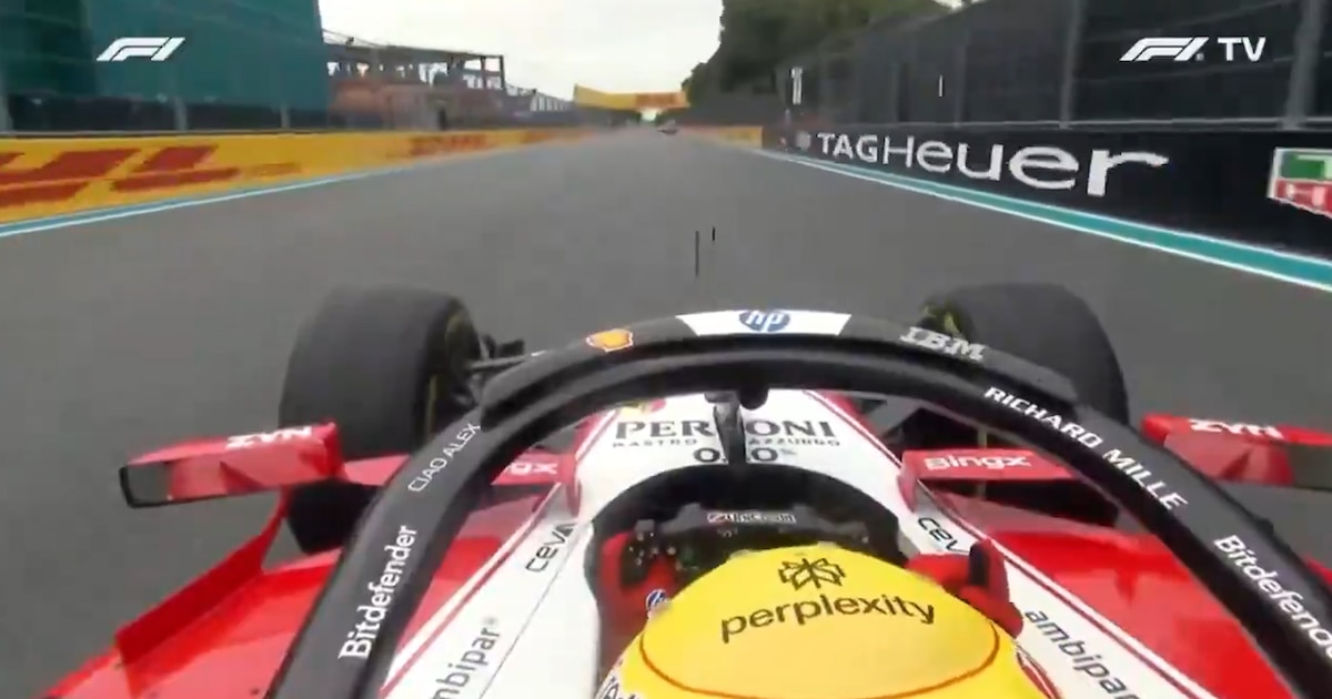 El polémico gesto de Hamilton a Colapinto tras el toque que protagonizaron en el GP de Miami de Fórmula 1