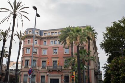 Imagen de agentes de los Mossos d'Esquadra en una manifestación