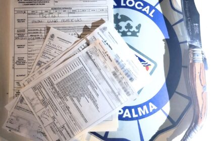 Denuncian a un joven en Palma por conducir ebrio, con la ITV caducada y sin seguro