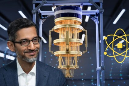 Sundar Pichai, CEO de Google, hablando sobre el futuro de la computación cuántica
