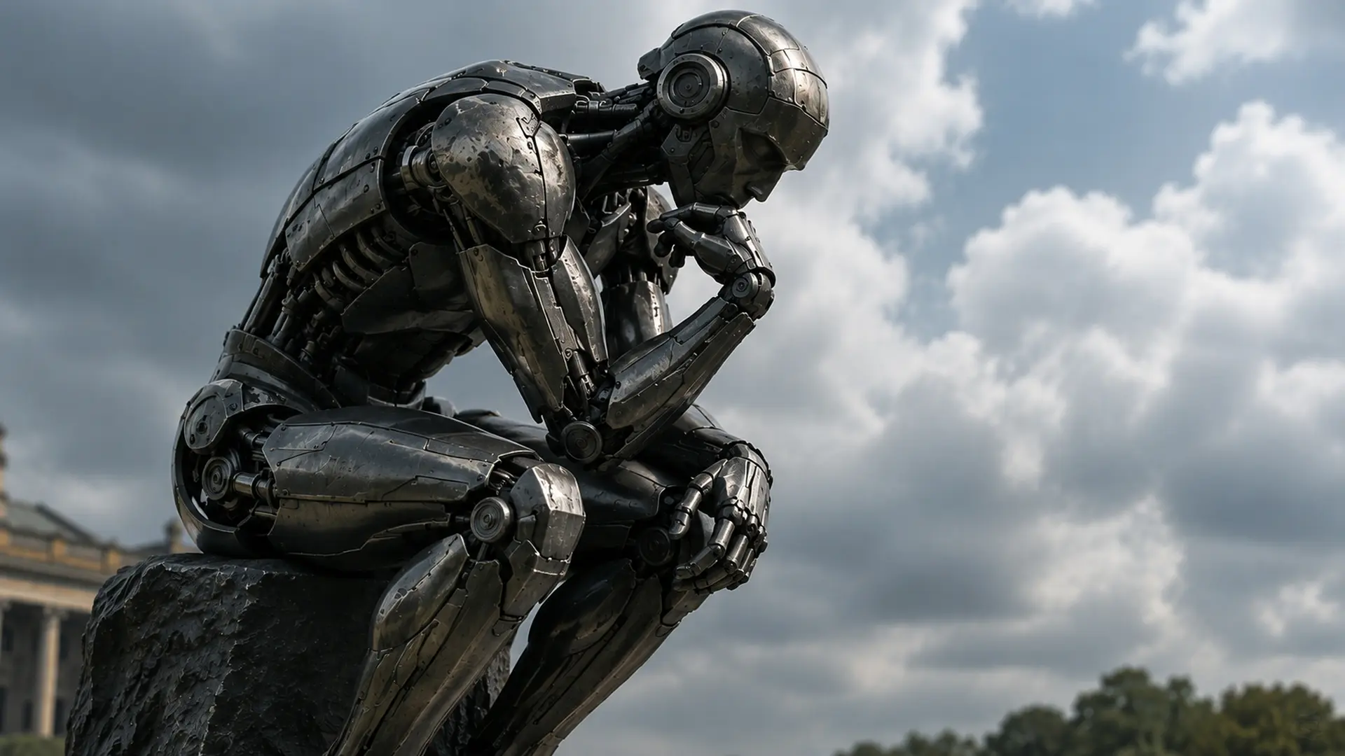 Imagen de un robot mejorando su propio código de forma autónoma