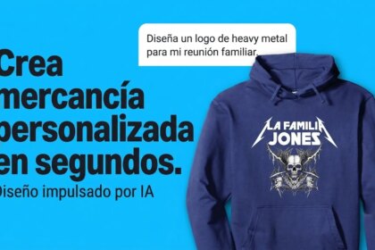 Una persona con una camiseta personalizada con un diseño de IA de su mascota