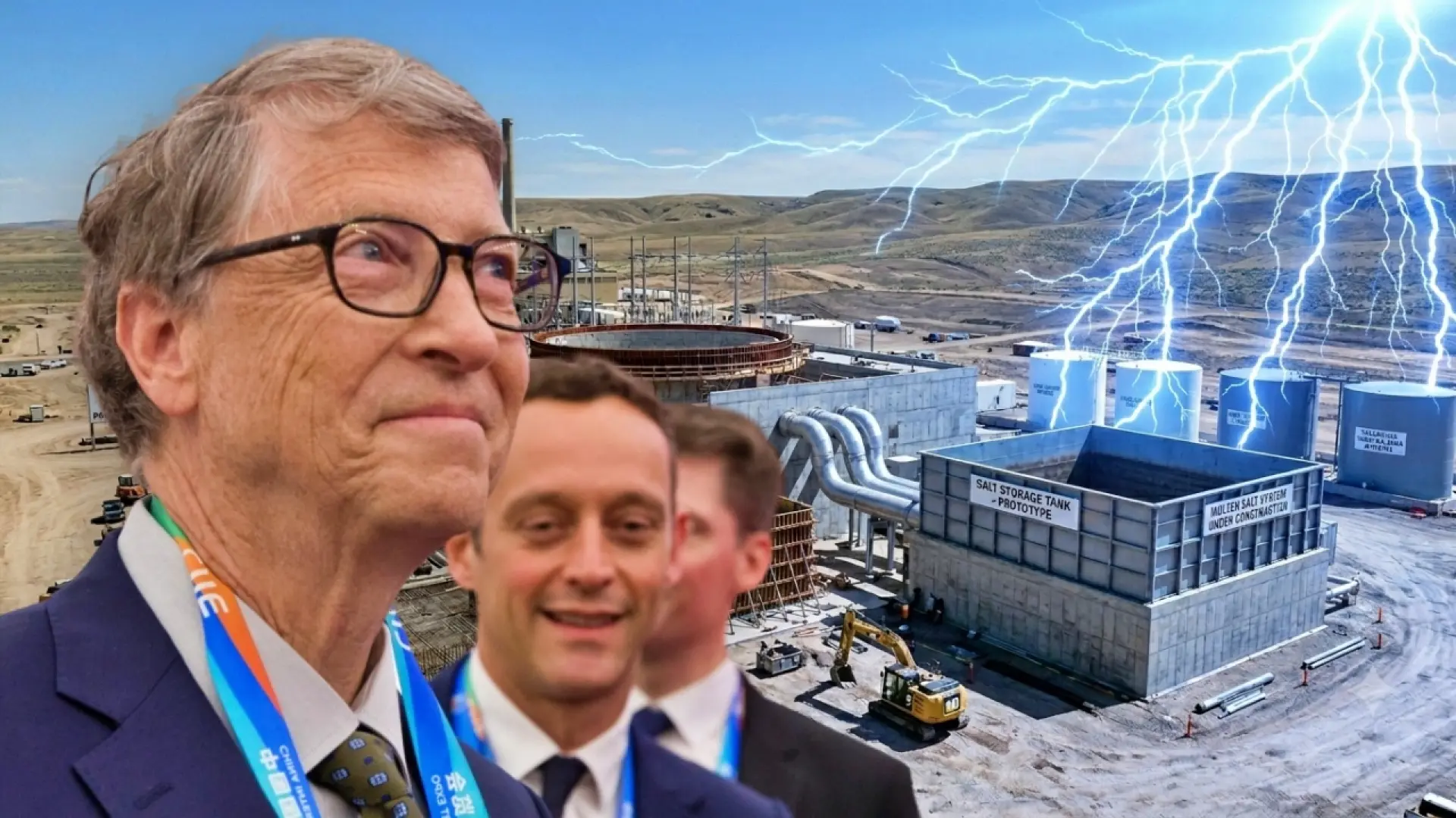 Reactor Natrium en construcción en Wyoming con sistema de sodio líquido y almacenamiento en sales fundidas