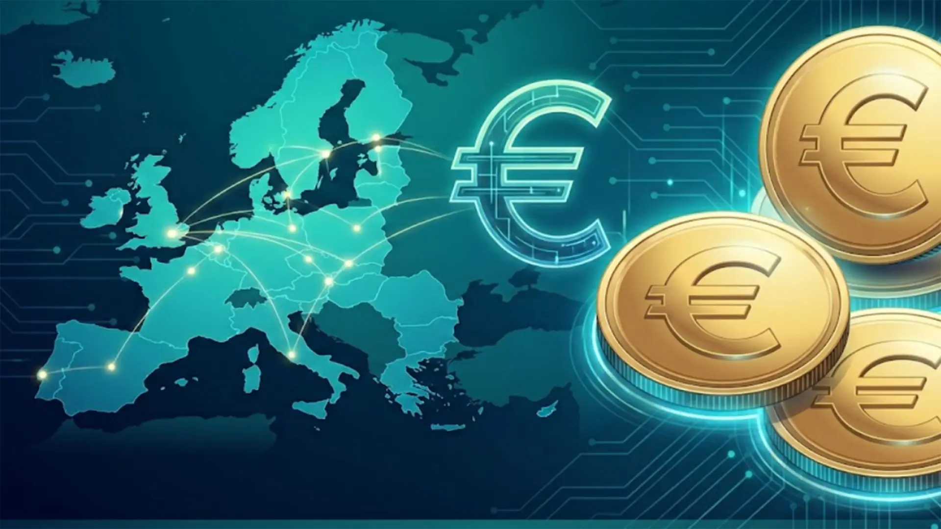 Dispositivos móviles intercambiando euros digitales en una transacción offline con privacidad absoluta